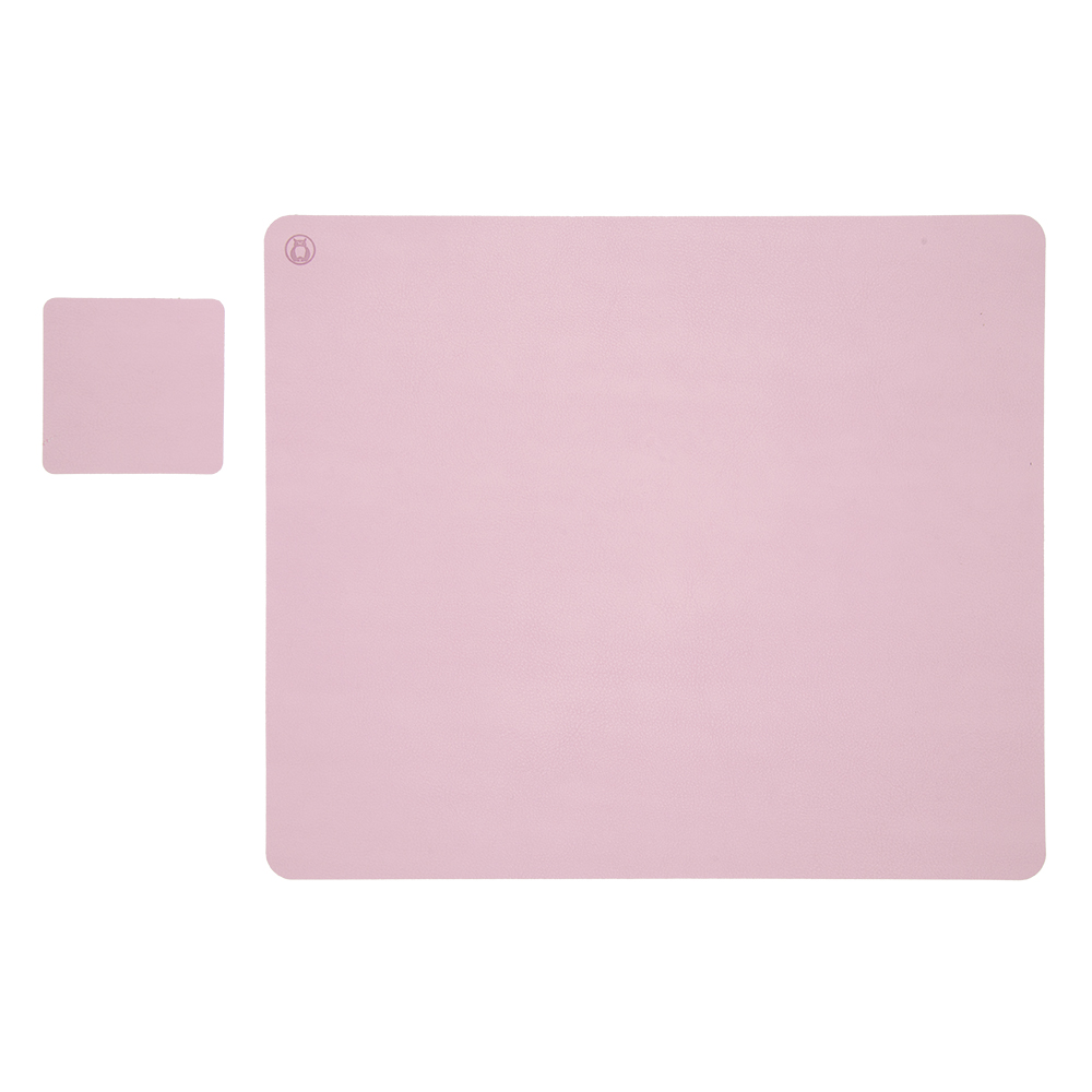 Mousepad Flexi M din piele cu doua fete pentru protectie birou UNIKA roz/gri sanito.ro imagine model 2022